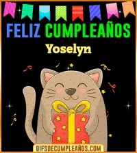 GIF Feliz Cumpleaños Yoselyn